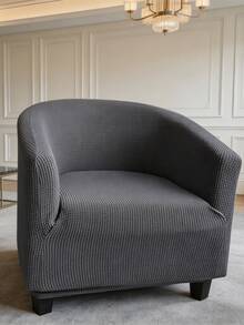 High Elastic Waffle Knit Armchair Slipcover, Full Wrap Stretch Sofa Chair Cover, Machine Washable Pet Friendly Furniture Protector, Dustproof Bench Sofa Slipcover - Multicolor - View 17