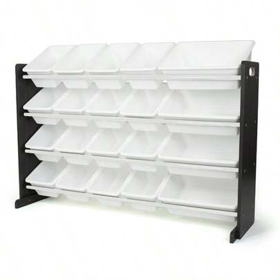 Organisateur de rangement de jouets extra large Humble Crew avec 20 bacs de rangement
