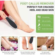 1/4/10pcs Foot File, Double-Sided Sandpaper Foot Care File, Professional Sandpaper Foot Callus Removal Tool, Coarse And Fine Double-Sided Foot Brush, Suitable For Soft Feet, Dead Skin Feet, Foot File Care, Foot Exfoliation, Easy To Use - A - View 6