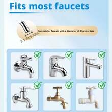 SOKANY Faucet Filter Cotton, Kitchen And Bathroom Universal Water Purification Filter Cotton Non-Woven Fabric High-Density Filter Filter To Filter Rust, Sediment And Impurities, Easy To Install, Home Cleaning, Value-For-Money Installation - Filter Cotton - View 11