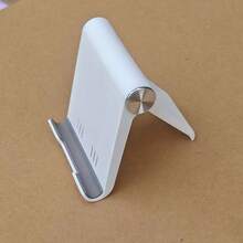 1pc Adjustable Foldable Phone Stand, Portable Multi-Angle Phone & Tablet Holder, Universal Desktop Base, Compatible With IPhone And All Smartphones, Compact Foldable Travel & Office Desk Stand, With Non-Slip Silicone Base, Essential Daily Accessory For Project, Office And Home - Phone Stand - View 10