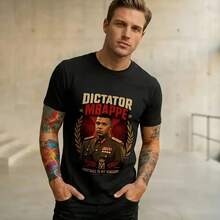 Kylian Mbappe Dictador Meme T-Shirts For Men And Women, 100% Cotton, Graphic Print, Clothing - Color 8 - View 2