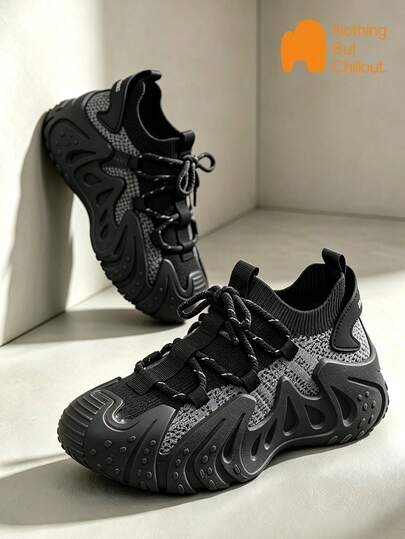 NBCT Women's Outdoor Casual Shoes, Knitted Mesh Breathable Athletic Sneakers