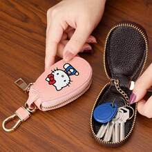 1 buah Dompet Kunci Hello Kitty Sanrio Lucu, Pengatur Kunci Mobil dengan Resleting Emas, Gantungan Kunci Multifungsi, Desain Ringkas, Cocok untuk Digunakan Seluruh Keluarga, Hiasan Tas, Aksesori Lucu dan Menyenangkan, Penutup Resleting Tahan Lama, Hadiah Penting untuk Halloween, Natal, dan Ulang Tahun - MultiWarna - View 5