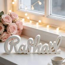 1Pc Custom 3D Printed Name Sign,Personalized Your Name,Stylish & Unique Design,Perfect For Home Decor,Birthdays,Wedding,Housewarming,Special Occasions - Multicolor - View 4
