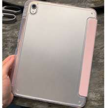 Casing Pelindung Belakang Anti Guncangan Generasi ke-10 dari Akrilik Merah Muda Murni Transparan yang Indah, Mendukung Fungsi Tidur/Bangun, Kompatibel dengan Aksesori iPad A16. - MultiWarna - View 9