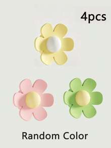 1/2/3/4/6pcs Silicone Sink Overflow Plugs - Overflow Ring, Designed For Wash Basin - Effectively Prevents Water Overflow And Clogging. Featuring Flower Design, Easy Installation, Suitable For Bathroom Accessories, Wash Basin And Kitchen Accessories. - Multicolor - View 11
