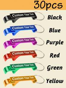 Custom Keychains (6/12/30/60/120 Pieces), Custom Bottle Openers, Personalized Keychains, Cool Keychains, Custom Keychains With Pictures, Customizable Keychains, Promotional Items With Your Logo., Trade Show Giveaways - Style a - View 12