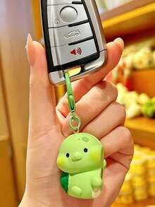 Cute Pun "Turtle-Bestie" (Turtle-Bee) Magnetic Keychain, Adorable Turtle & Bee Pendant, Suitable For Bags Or Car Keys, Holiday, Daily, Gift - Multicolor - View 4