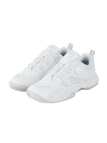 KUMPOO Training Sports Shoes Women'S Low Top Rotating Button / Anti-Slip & Shock Absorption / Lightweight Badminton Daily Wear Shoes/KH-D66 - White - View 6