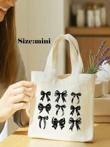 5/10pcs Mini/S/M/L Size Reusable Cute Rabbit Bow Heart Pattern Canvas Gift Bags Party Favor Bags Set, Birthday Party Kids Theme Party Gift Bags Baby Shower Back To School Graduation Party Theme Party Thanksgiving Christmas Anniversary Party Gift Packaging Bags Essential - View 63