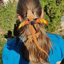 Adjustable Bat Wing Harness Leash For Reptiles, Includes 3 Sizes Base Plates, Bearded Dragon Harness And Leash Set, Suitable For Bearded Dragon, Lizard Reptile Clothing, Reptile Harness, Outdoor Walking And Training Gear, Halloween Reptile And Small Animal Gift - View 3