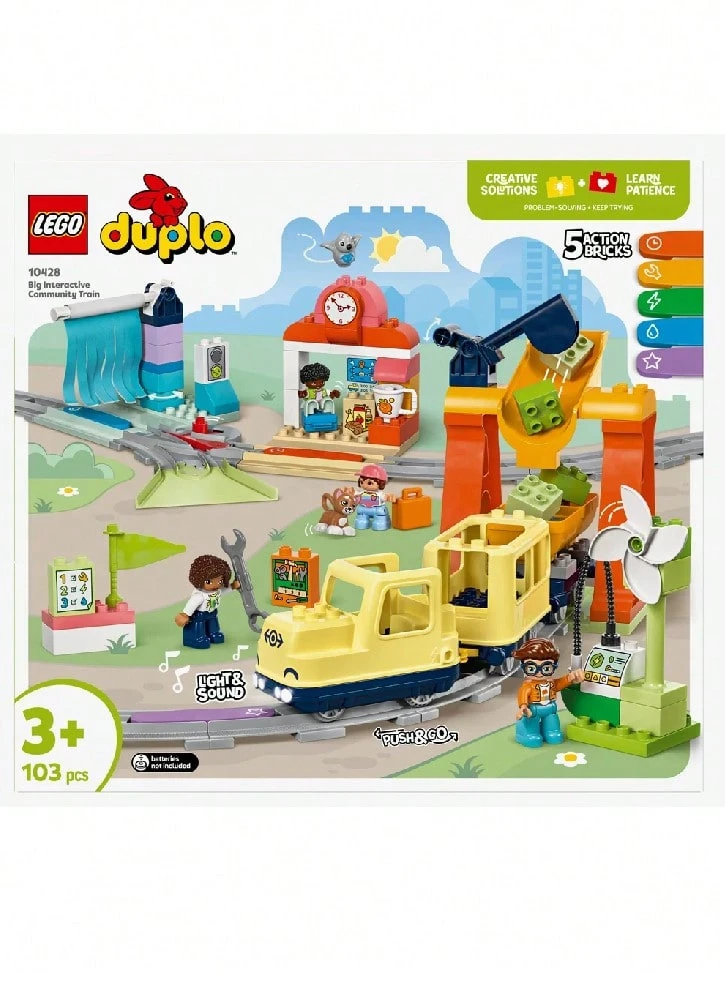 LEGO DUPLO Town Big Interactive Community Train (10428) - 彩色 - 查看 1