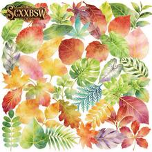 SCXXBSW 50pcs A Leaf Gold Foil Sticker Cool Anime Decorative Sticker Classic Gift Decoration Great Value Cute Cartoon Sticker Waterproof And Durable, Phone Case Decoration Can Be Stuck On Laptops, A Top Choice For Holiday Gifts - Multicolor - View 1