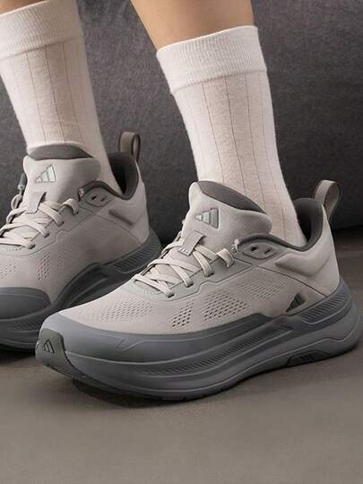 Adidas DREAMPACE EASE Comfortable Versatile Shock-Absorbing Durable Casual Shoes Unisex Grey