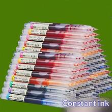 Set Pulpen Gel Rollerball Tinta Cair Warna-warni 24 Buah, Perlengkapan Seni - Set - View 6