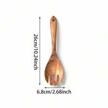 9-Piece Wooden Cooking Utensil Set - 9-Piece Natural Beech Wood Kitchen Tool Set, Wooden Spoon Set With Spoon Rack, Spoon Rest And Hooks, Wooden Spatula Set With 7 Metal Hooks - Brown - View 10