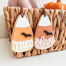 Personalized Acrylic Candy Corn Halloween Boo Basket Tag, Custom Name Halloween Basket Tag, Ghost Boo Bag Tag, Trick Or Treat Bag Tag,Personalized Halloween Basket Accessory, Boo Basket Filler, Halloween Name Tag, Custom Ghost Tag, Halloween Gift. - F-halloween Basket Ornament - View 12