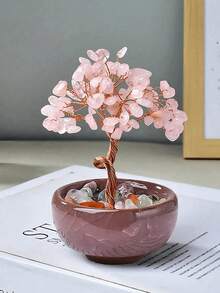 水晶樹裝飾品 吉祥寓意 桌面擺飾 禮品 家居裝飾 桌面配件 派對小禮品 臥室裝飾 辦公室裝飾 房間裝飾 屋飾 水晶擺件 - 一般款 - 查看 8