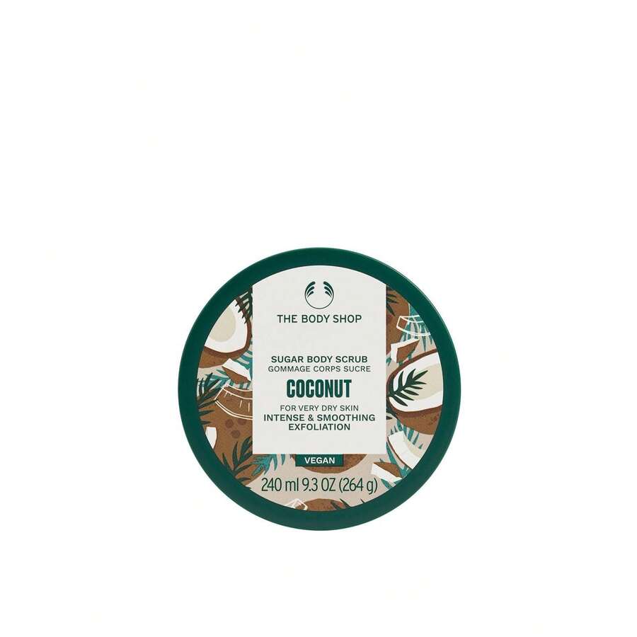 The Body Shop ذا بودي شوب مقشر الجسم بسكر جوز الهند 240 مل - الحمضيات - مشاهدة 1