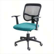 1pc Super Soft Velvet Chair Cover, Elastic Velvet Chair Slipcover, Non-Slip Chair Seat Cover - A - View 15