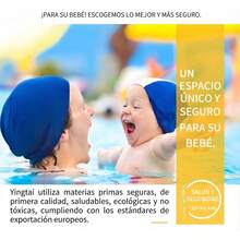 Piscina Inflable Redonda de Tres Anillos con Diseño Marino, Alberca Portátil para Niños, Ideal para Juegos de Agua en Patio y Jardín - A - Ver 5