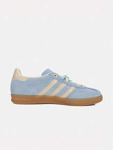 Adidas Originals Unisex GAZELLE INDOOR W Low-Top Athletic Casual Shoes LB5510 - Blue and White - View 2
