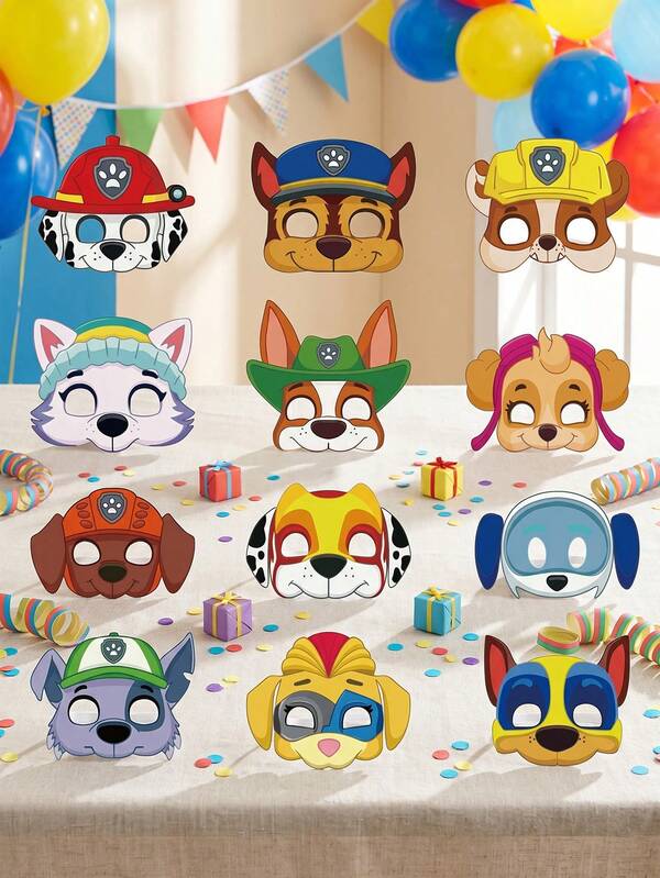 Paw Patrol Óculos de Decoração de Festa de Aniversário da , Múltiplos Estilos, Óculos Coloridos de Feliz Aniversário, Adequados para Fantasia de Festa e Adereços de Foto, Decoração de Festa Perfeita, Pequeno Presente