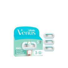 Gillette Venus PRO Smooth Sensitive Rakblad Refill x3 - Känslig hud - Rött och Vitt - Visa 1