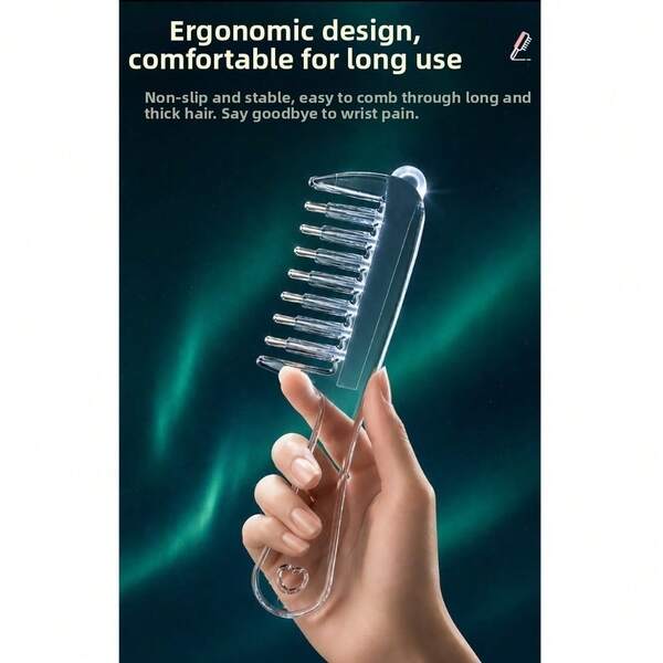 Mini Portable Head Applicator Multi-Function Hair Nourishing And Firming Applicator Hair Care Massage Guide Liquid Comb Gift For Her Mother's Day