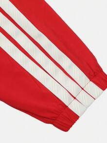 Adidas 男士 ST 3ST WV JKT 梭織無帽夾克 KR2519 - 紅色 - 查看 6