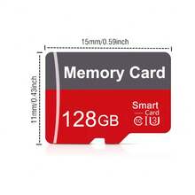 256GB High-Capacity Memory Card, High-Speed Class 10 TF Card, 32GB, 64GB, 128GB Red And Gray SD Card, Compatible With Smartphones, Tablets, Cameras, Gaming Consoles, And Dashcams - Red-grey - View 3
