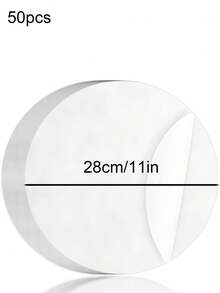 50/100 tờ giấy nướng tròn (6in/8in/10in), thảm nướng chống dính, giấy lót nồi chiên không dầu, giấy lót khuôn bánh, giấy thấm hút, giấy nướng hai mặt phủ silicon đã cắt sẵn. - Nhiều màu - Xem 28