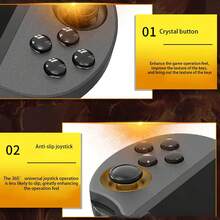 Portable Retro Handheld Game Console 4.5" HD Screen 20,000+ Classic Games (FC/GBA/Arcade) 14+ Emulators Dual Joysticks Supports Music/Video/E-Book/Power Bank Portable Gift For Men/Husband/Boyfriend - View 10