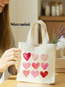 5/10pcs Mini/S/M/L Size Reusable Cute Rabbit Bow Heart Pattern Canvas Gift Bags Party Favor Bags Set, Birthday Party Kids Theme Party Gift Bags Baby Shower Back To School Graduation Party Theme Party Thanksgiving Christmas Anniversary Party Gift Packaging Bags Essential - View 57