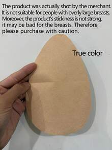 2 Pairs Disposable Breast Lift Tape For B-D Large Bust, Invisible Strapless Backless Self-Adhesive Push Up Sticky Bra For Women (Low Adhesion, Strong Adhesion May Be Harmful To Breasts) - Multicolor - View 2