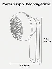 Rechargeable Electric Lint Remover, 6-Blade Design, Suitable For Clothes, Furniture, Sweaters, Sofas, Blankets And Other Defuzzing - A - 查看 3