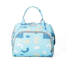Large Capacity Maternity Backpack, Fashionable Print Diaper Bag, Casual Tote Handbag For Mom & Baby Nursing Outdoor - Diaper Bag - View 13