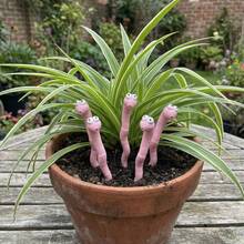 1pc,Cute "Thirsty Bug" Garden Decoration, A Charming Pink Insect, Is Perfect For Enhancing The Decoration Of Indoor And Outdoor Plants - Multiple Styles - View 4