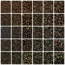 10g/Pack, 1.5/2/2.5/3/4.5mm Picasso Series Glass Beads, Premium Quality With Rich Texture, Suitable For Handmade Beading DIY Crafts, Clothing Weaving, Embroidery And More - 2.0 Picasso Five-color Antique - View 2