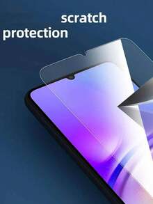 3片裝 Galaxy A17/A07/A56/A36/A26/A16/A06/A55/A35/A25/A05/A5/A34/A24/A14/A04/A73/A53/A33/A23/A03/A72/A52/A32/A12/A02/S25/S24/S21/S20FE/S25FE/S24FE/S23FE/S21FE/S20FE 鋼化玻璃螢幕保護貼，透明黏貼膜，手機配件，適合春夏假期 - 無色 - 查看 4