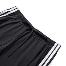 Adidas New Women's Classic Three-Stripe Loose-Fit Twisted Joggers - Black and White - View 4
