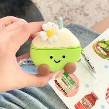 Stylish 3D Daisy Coconut Earphone Case, Soft Material Earphone Protective Cover, Decorated With Daisy, Suitable For AirPro2/Pro/4/3 Earphones - Multicolor - View 5