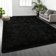 1PC Modern Nordic INS Style Tie-Dye New Pattern Long Pile Washable Rug ...