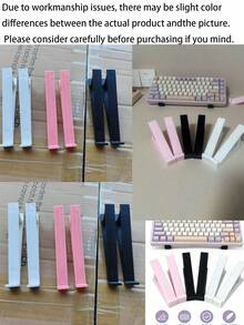 6pcs Universal Ergonomic Keyboard Stand Anti-Slip Desktop Stand,Suitable For Office And Gaming,Adjustable,Comfortable Typing Support,Multiple Colors Available - Multicolor - View 11