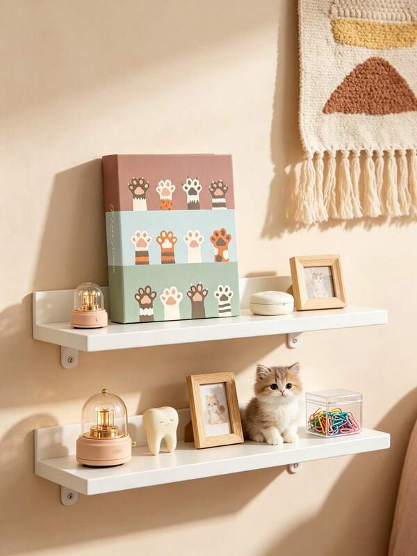 1pc 5 Inch 100 Page Cute Cat Paw Photo Album, Suitable For Baby Essentials, Newborn Essentials, Nursery Decor, Newborn Boy, Newborn Girl