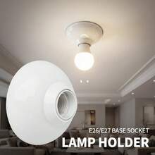 CILIA E27 Lamp Holder Socket 250V 4A 100W Screw Base, Home Lighting Ceiling Mount Lamp Socket - Lamp Holder - View 2
