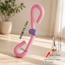 2pcs Pelvic Floor Trainer + Finger Massager, Home Multi-Function Thigh Exercise Equipment, Upper And Lower Body Trainer, Inner Thigh Sculpting Device, Fat Burning & Shaping Fitness Tool, Slouchy Home Workout Equipment, Suitable For Men And Women - Multicolor - View 4