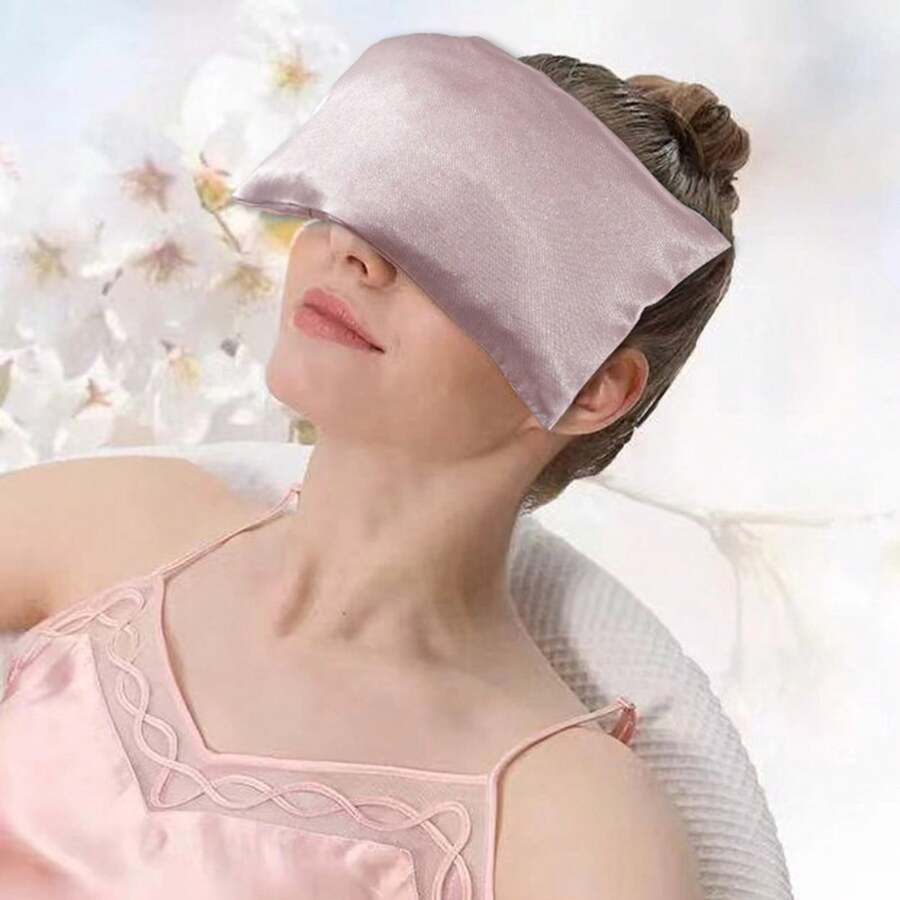 1PC Self-Driving Camping Micro-Gravity Eye Pillow, Portable Eye Protection Pillow For Outdoor Rest, Light Blocking And Stress Relief - Multicolor - View 1