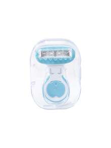 Women's Hair Removal Razor, Suitable For Underarms, Legs And Bikini Area, Portable Manual Razor, Pink Manual Razor, Women's Bikini Manual Safety Razor Blade Hair Removal Shaving/5-Layer Blade, Stainless Steel Blade Replaceable Pink Razor Head, Gift Travel Essential (Handle + Blade + Storage Box) Back To School Gift - Multicolor - View 9